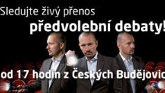 Volební diskuse - České Budějovice