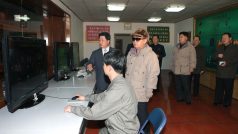 Kim Čong-il a jeho syn Kim Čong-un
