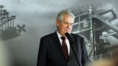 Prezident Miloš Zeman dnes besedoval v Dolní oblasti Vítkovic v Ostravě v rámci své návštěvy Moravskoslezského kraje