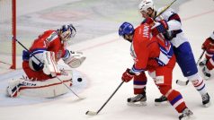 Hokejová reprezentace v úvodním utkání v havlíčkobrodské Kotlině porazila Norsko 6:2