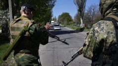 Město Slavjansk ovládají proruští separatističtí vzbouřenci