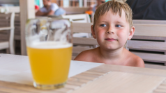 Dítě a alkohol, pivo