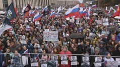 Moskevské protesty.