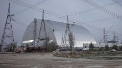 Sarkofág jaderné elektrárny Černobyl
