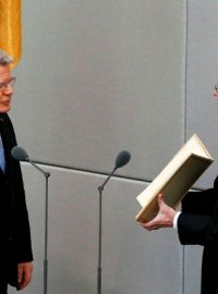 Joachim Gauck skládá přísahu