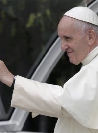 Papež František přijíždí na Jasnou Horu v polském městě Čenstochová