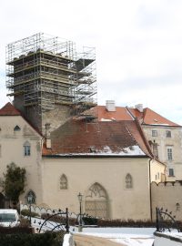 rekonstrukce věže zámku ve Vranově nad Dyjí