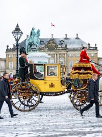Margrethe II. se v Kodani naposledy projela v kočáře jako dánská královna