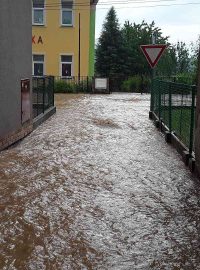Přívalové deště v Olomouckém kraji