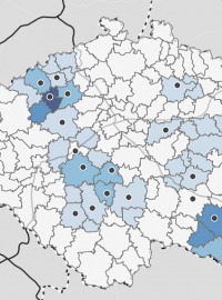 Přehled regionálních médií v Česku v roce 2019